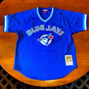 Mitchell and Ness Joe Carter jersey, Size L. Blue Jays